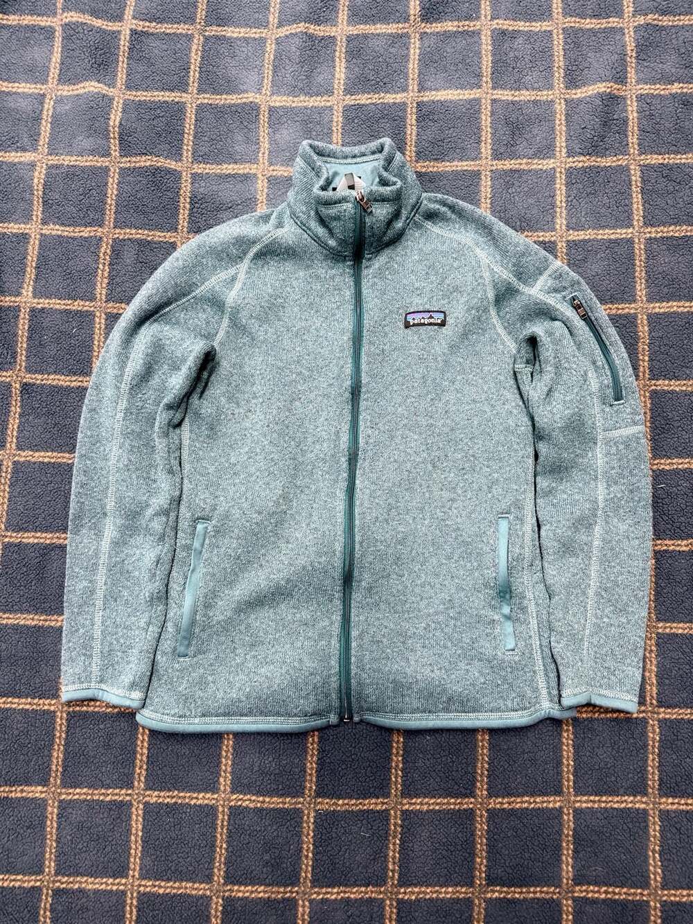 Patagonia Better Sweater Full Zip Jacket Size S turquoise Fleece